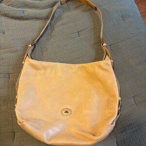 The Bridge Beige Leather Tote Bag